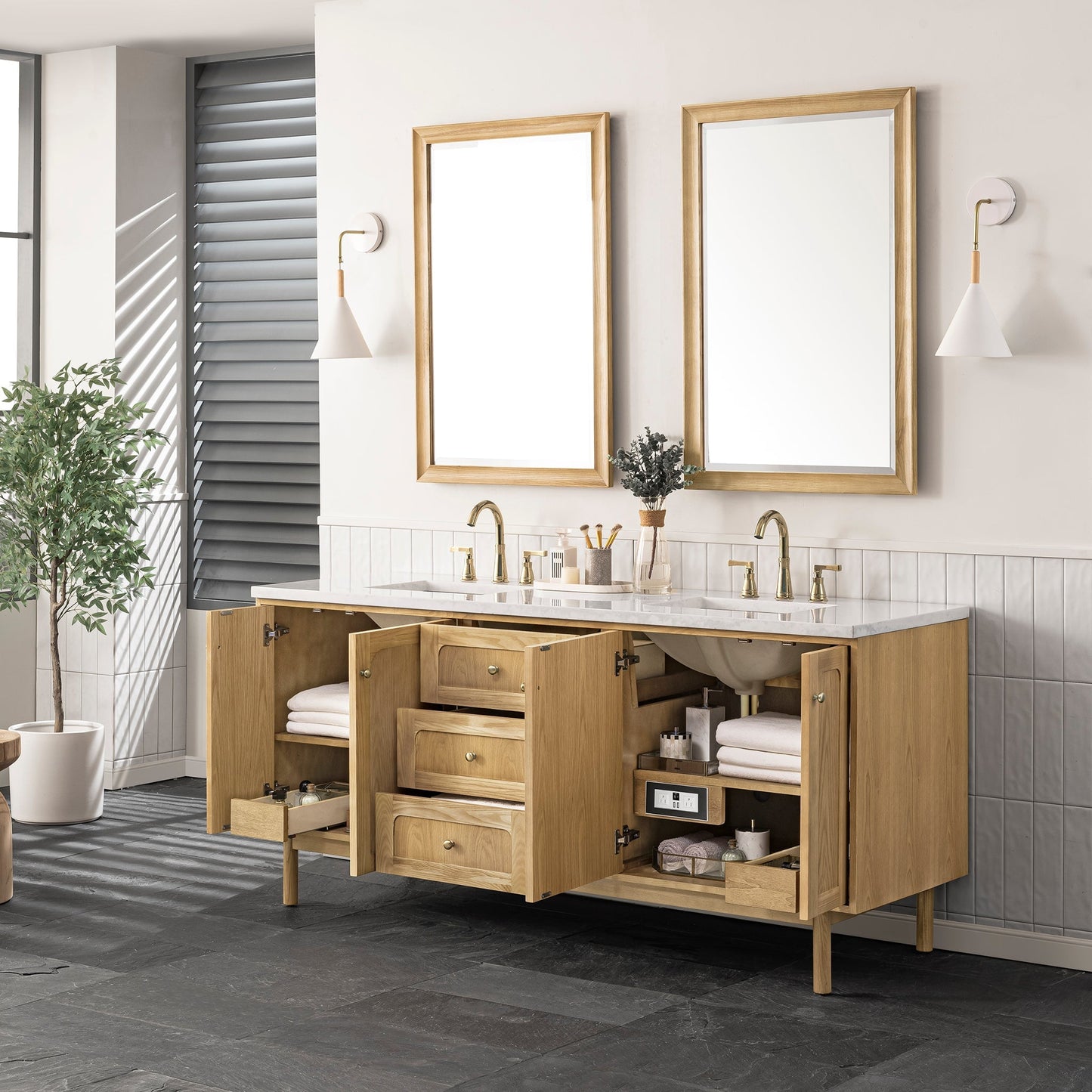 
                  
                    Laurent 72" Double Vanity Double Bathroom Vanity James Martin Vanities 
                  
                