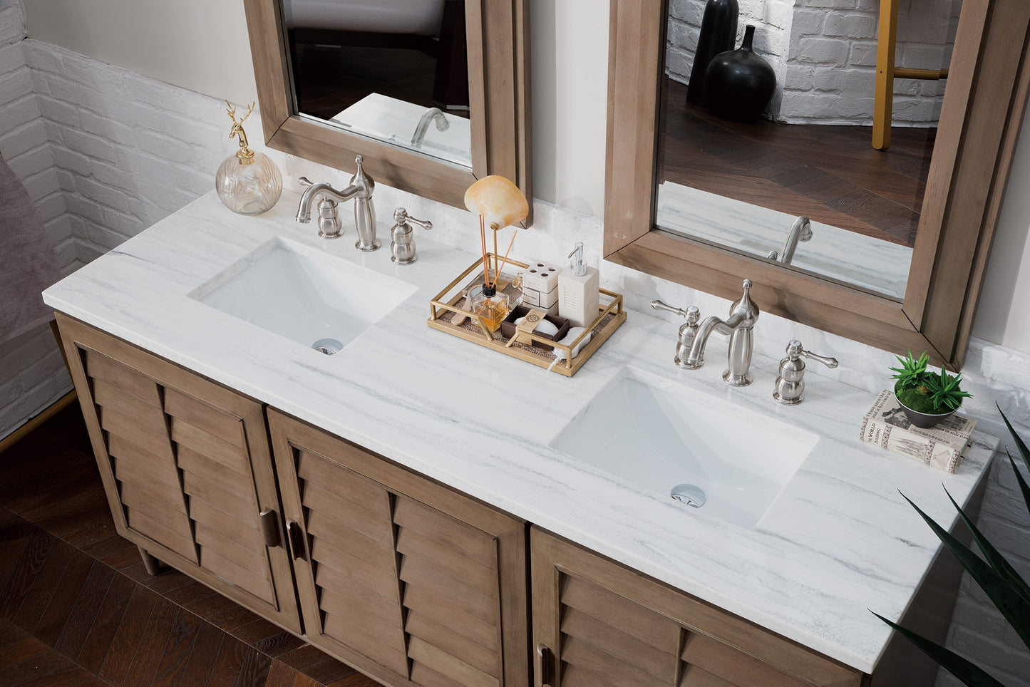 
                  
                    Portland 72" Double Bathroom Vanity Double bathroom Vanity James Martin Vanities 
                  
                