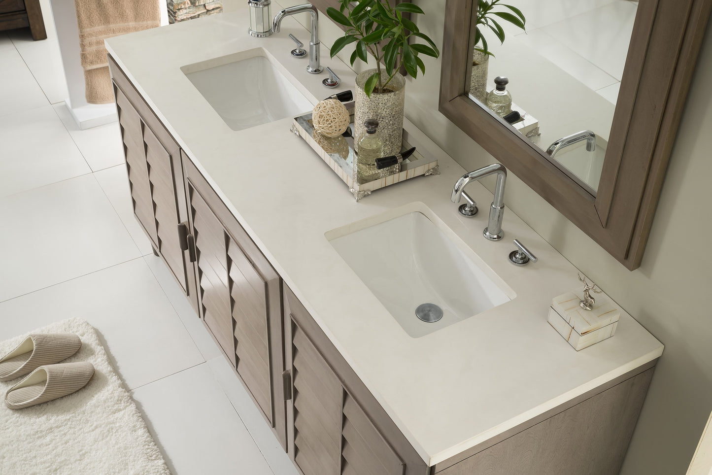 
                  
                    Portland 72" Double Bathroom Vanity Double bathroom Vanity James Martin Vanities 
                  
                